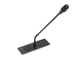 Flush chair discussion mic