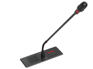 Flush discussion device mic