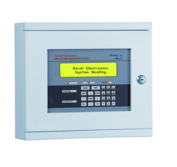 Analogue Addressable Fire Alarm Repeater Panel.
